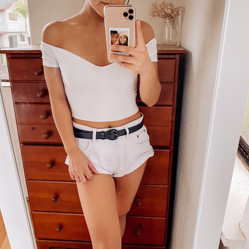 OOTDfash White Crop Top